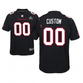 Tampa Bay Buccaneers Tröjor Custom Nike Svart 2021 Super Bowl LV - Herr